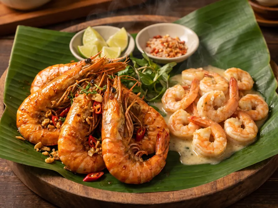 Tôm càng rang muối
